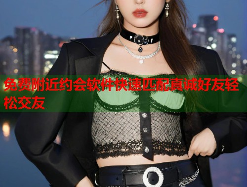 免费附近约会软件快速匹配真诚好友轻松交友