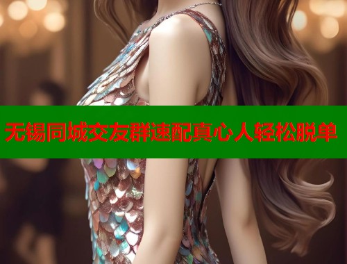 无锡同城交友群速配真心人轻松脱单