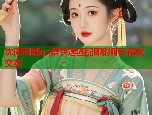 沈阳同城qq群快速匹配即时聊天高效交友