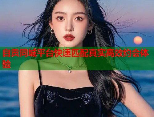 自贡同城平台快速匹配真实高效约会体验